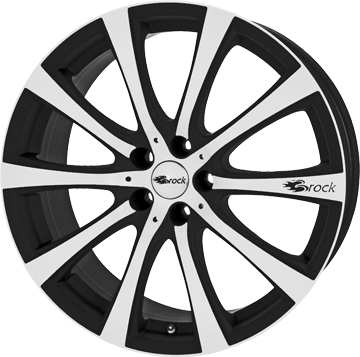 Alufelge black 7,5x17 S80-1